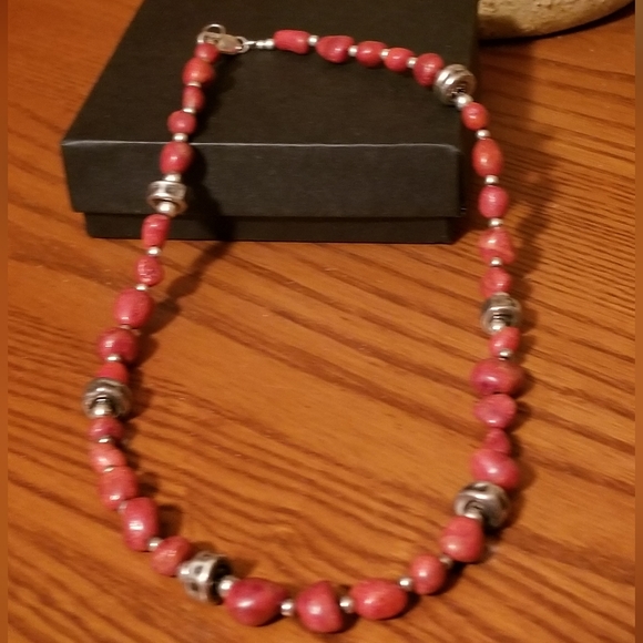 Silpada Sterling Silver Coral Necklace